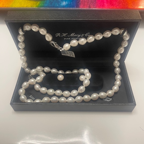 Sterling silver Pear bracelet/necklace/earrings - Picture 1 of 3